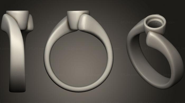 Ювелирные перстни и кольца (Обручальное кольцо 2, JVLRP_0345) 3D модель для ЧПУ станка